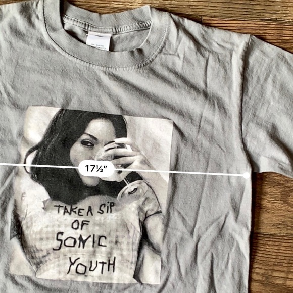VTG 90s Sonic Youth Take A Sip Rare Band Shirt - Picture 5 of 6